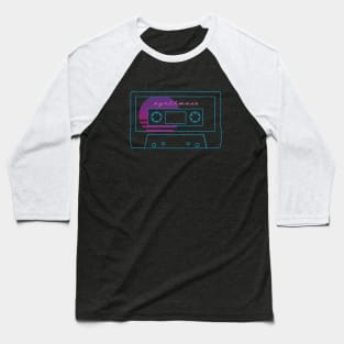 Synthwave Cassette (Video Variant) Baseball T-Shirt